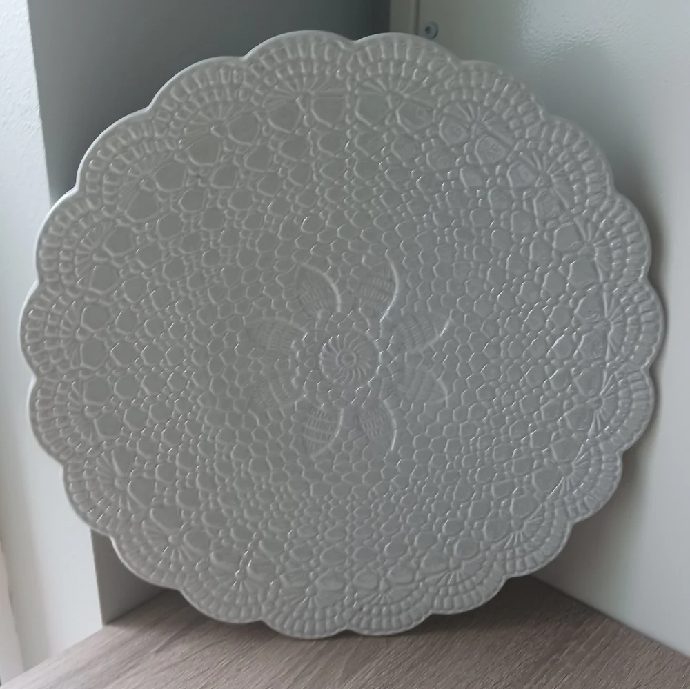 🌷 Bath & Bodyworks Large Ceramic Serving Plate / Platter - Picture 4 of 11